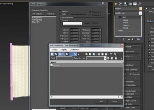 آموزش ساخت کردن پارچه در تری دی مکس
